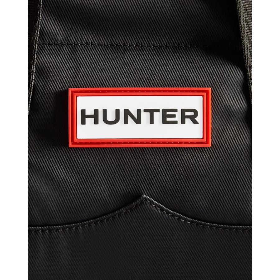 【値下げしました】HUNTERトップ クリップ ubs 1201kbm ナイロン ミディアム トップ クリップ トート バッグ - ブラック