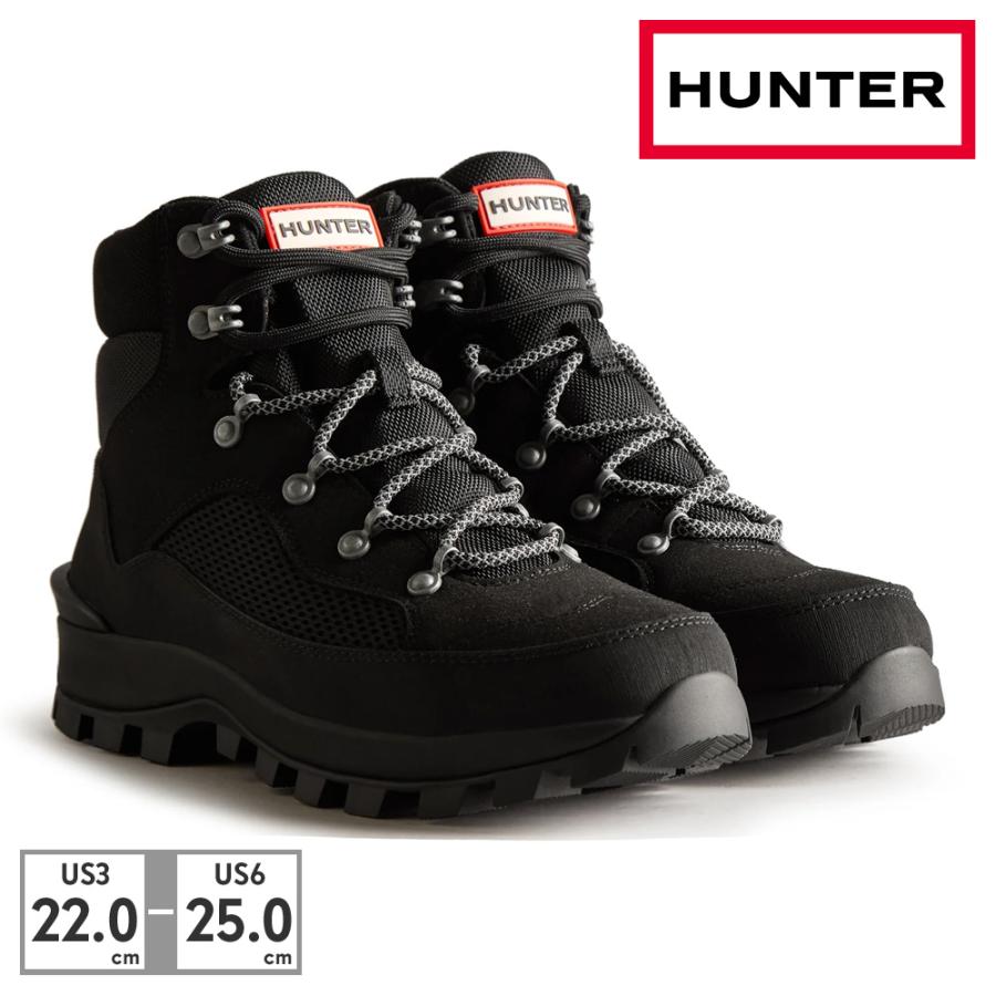 HUNTER 国内正規品 ブーツ レディース エクスプローラー レース アップ 