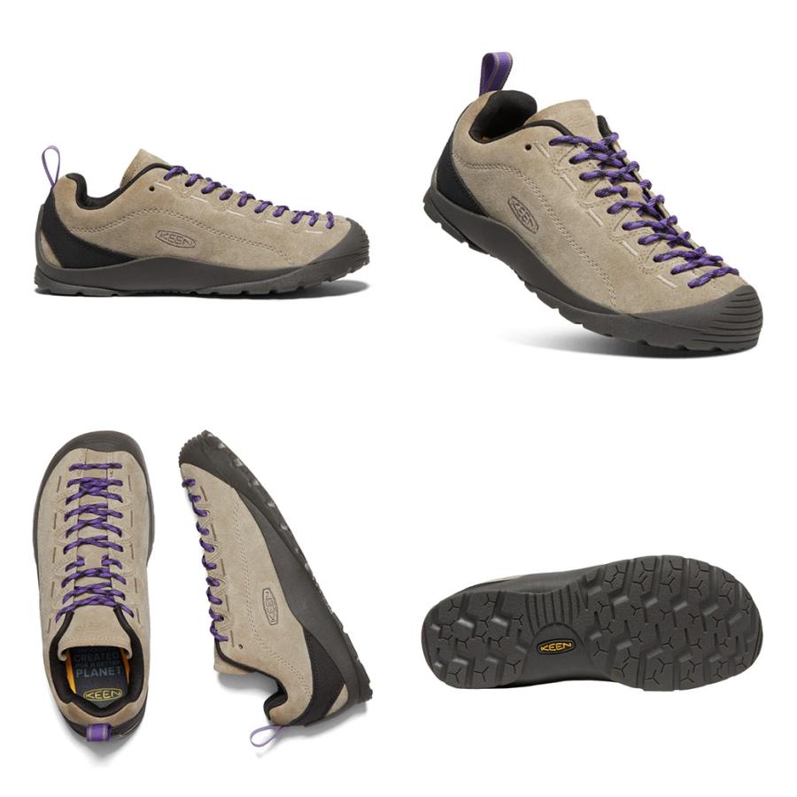 極美品✨keen キーン スニーカー ジャスパー バイカラー 廃盤カラー 24 KEEN】 □JASPER 2025FW NEW COLOR - Purple Opulence/Lemon