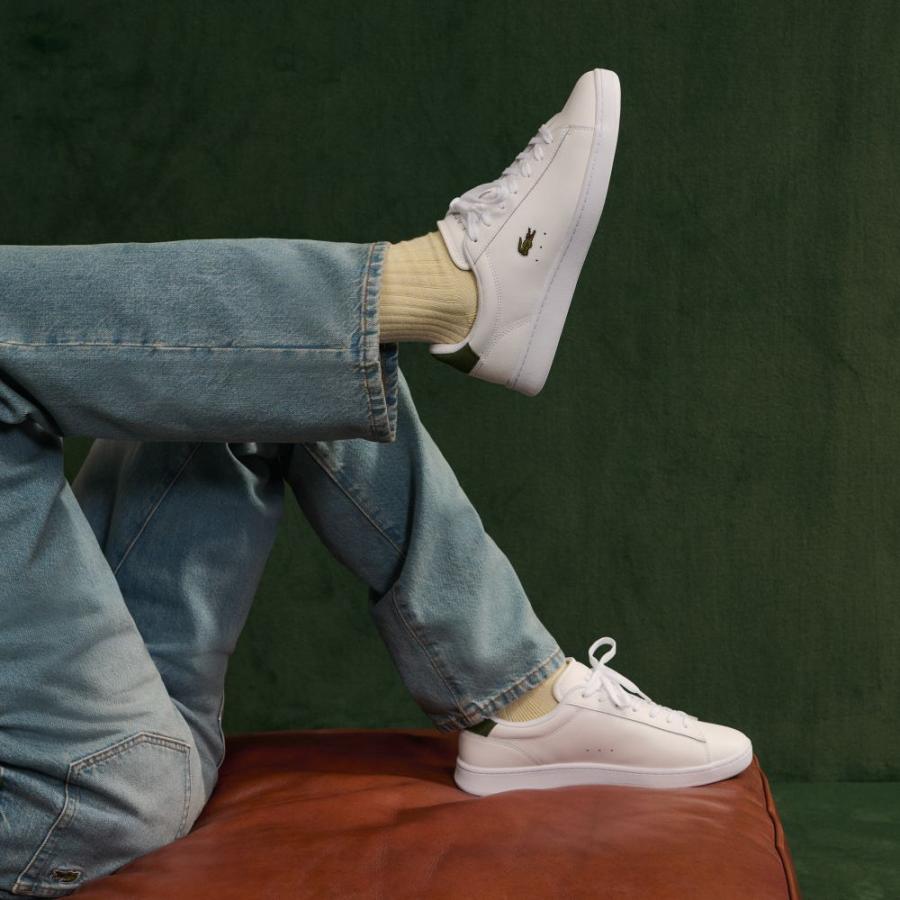 【新品未使用箱付き】Lacoste ダークグリーン スニーカー 27センチ sh2015a.jpg