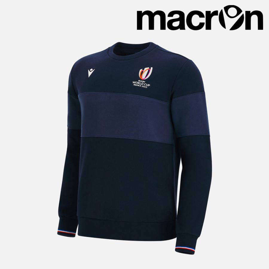 macron ラグビー ワールドカップ 2023 公式 感謝価格 スウェットトップ 