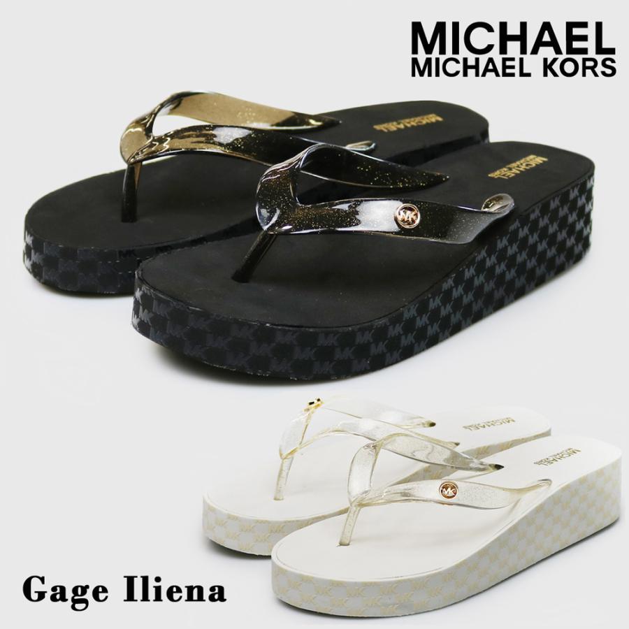 Michael Kors(マイケルコース) サンダル トング レザー ロゴ 靴 公式アウトレット】CARSON レザー サンダル - ▷ シューズ・靴