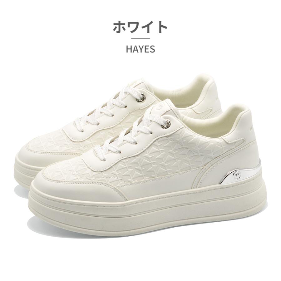 Michael Kors Hayes Lace Up Platform Sneakers MK Signature