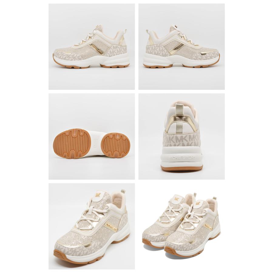 ✨未使用級✨マイケルコース　オリンピア　レースアップスニーカー　ラメ23.5cm マイケルコース | MICHAEL KORS キッズ 通販 MICHAEL KORS