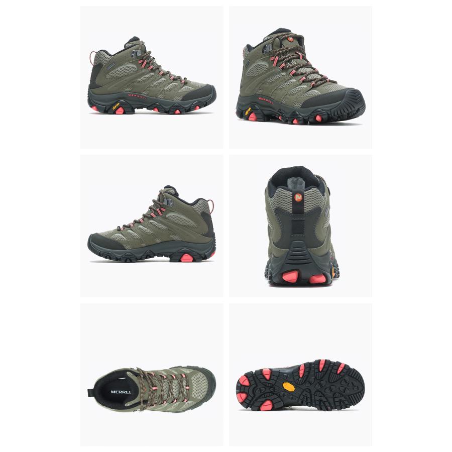 MERRELL スニーカー レディース モアブ 3 シンセティック ミッド ゴアテックス 500182 500416 500424 メレル MOAB 3 SYNTHETIC MID GORE TEX 防水の画像