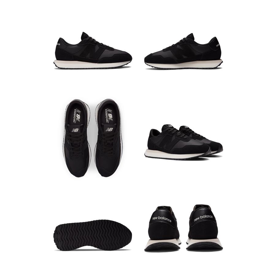 ニューバランス スニーカー メンズ レディース MS237 new balance 厚底 レトロ スポーティの画像