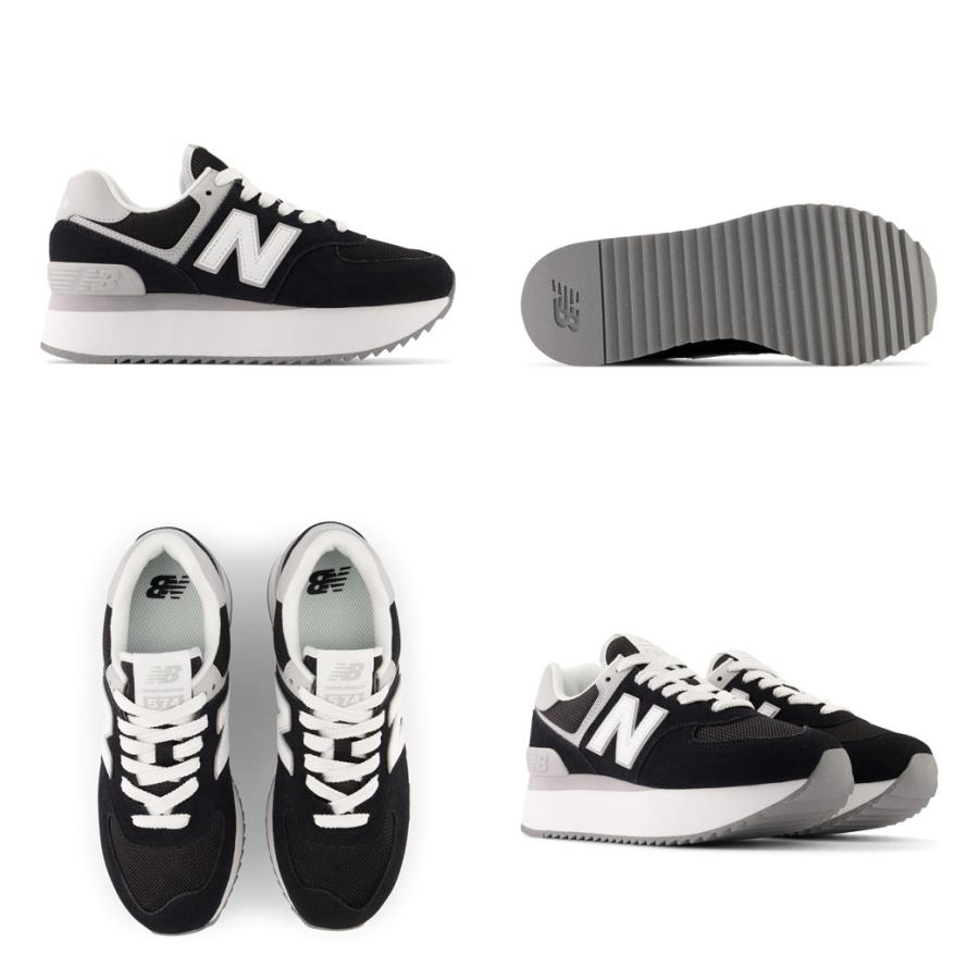 ニューバランス スニーカー レディース 574+ WL574Z QA QD SA new balance WIDTH:B レトロ 細身幅 厚底｜try-group｜10