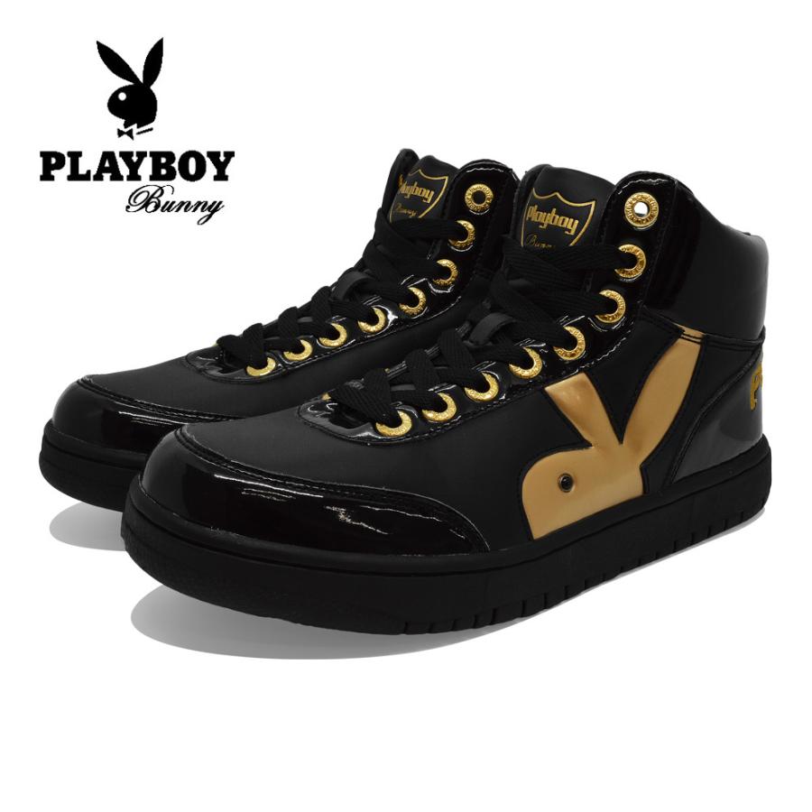 PLAYBOY Bunny レディース ハイカット スニーカー プレイボーイ PLAYBOY Bunny レディース ハイカット スニーカー プレイボーイ