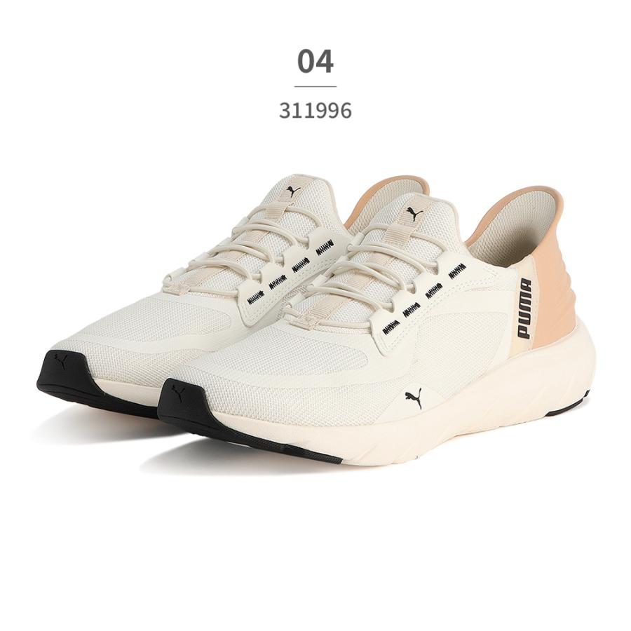 PUMA プーマ スニーカー イーズイン ワイド 立ったまま履ける EASEIN メンズ レディース ソフトライド フレックス レース 309901 02 03 04の画像