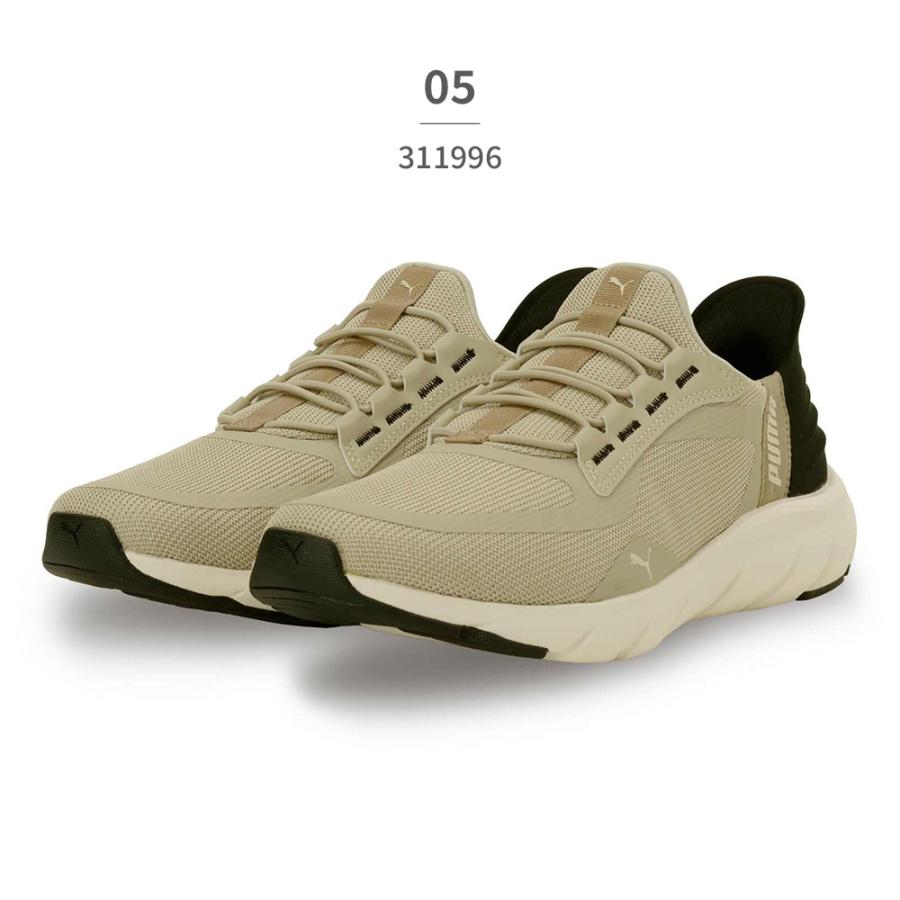 PUMA プーマ スニーカー イーズイン ワイド 立ったまま履ける EASEIN メンズ レディース ソフトライド フレックス レース 309901 02 03 04の画像