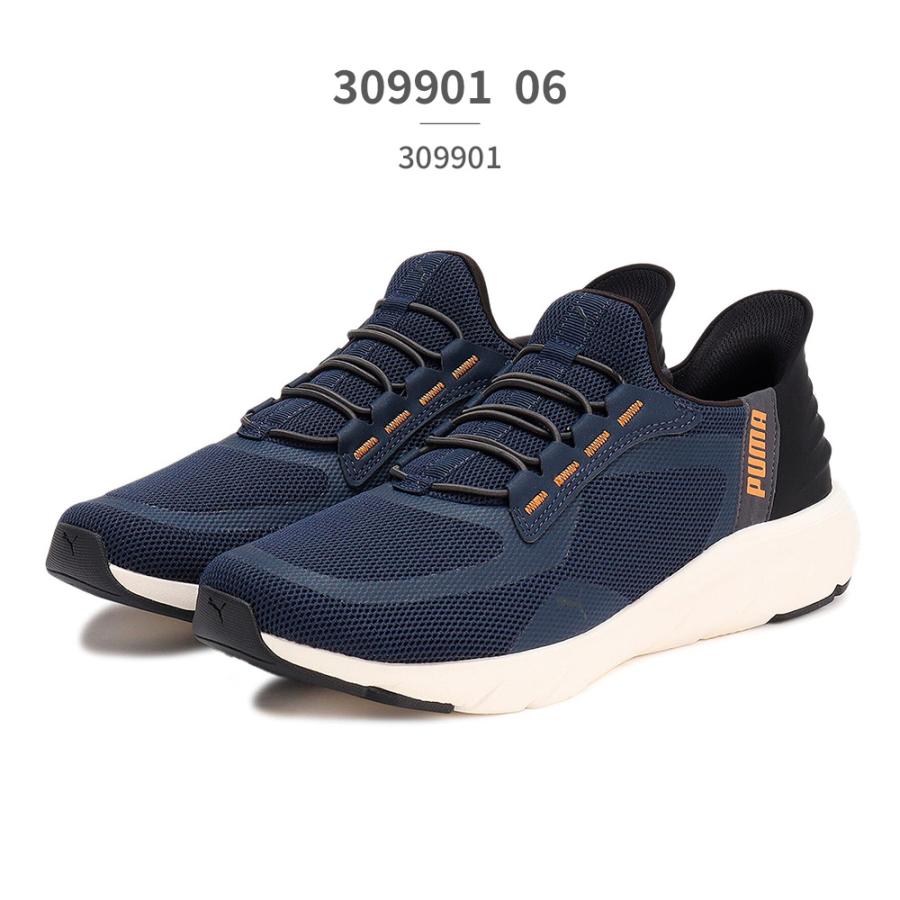 PUMA プーマ スニーカー イーズイン ワイド 立ったまま履ける EASEIN メンズ レディース ソフトライド フレックス レース 309901 02 03 04の画像
