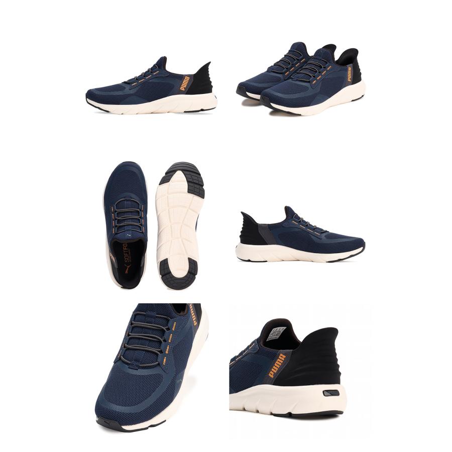 PUMA プーマ スニーカー イーズイン ワイド 立ったまま履ける EASEIN メンズ レディース ソフトライド フレックス レース 309901 02 03 04の画像