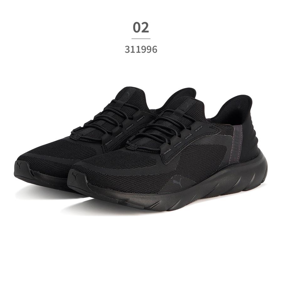 PUMA プーマ スニーカー イーズイン ワイド 立ったまま履ける EASEIN メンズ レディース ソフトライド フレックス レース 309901 02 03 04の画像
