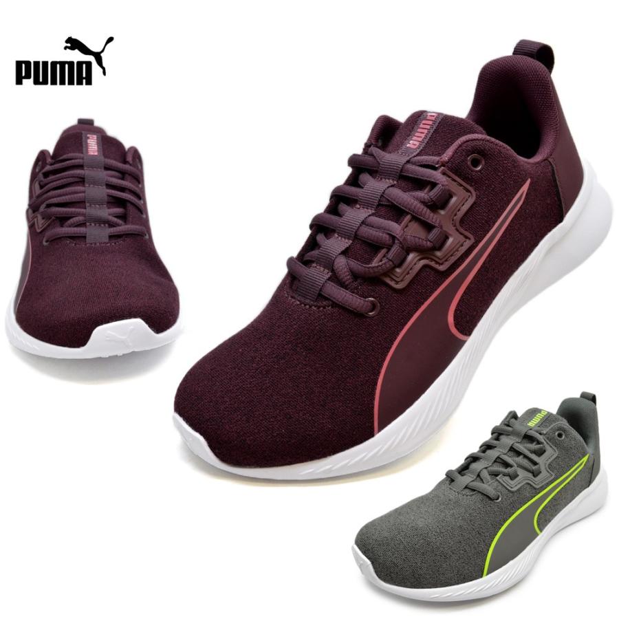 プーマ レディース スニーカー PUMA 191571 11 10 Tishatsu Runner Knit Jr ティーシャツ ランナー ニット ランニング｜try-group