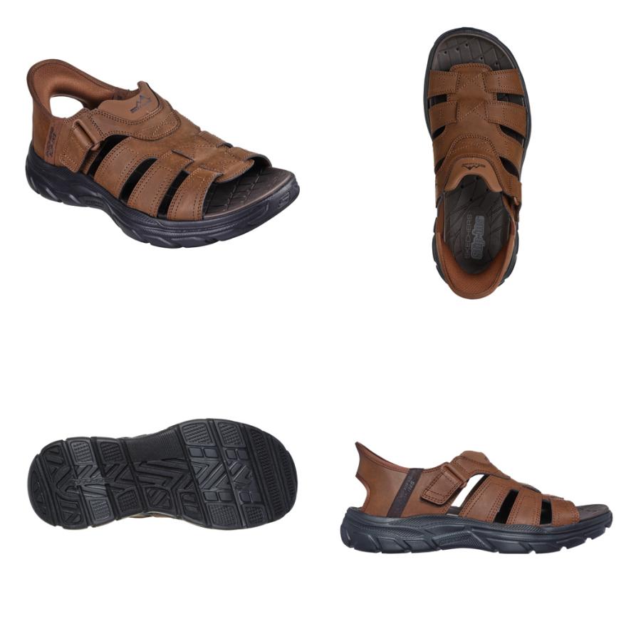 美品 SKECHERS スケッチャーズ サンダル メンズ スリップインズ