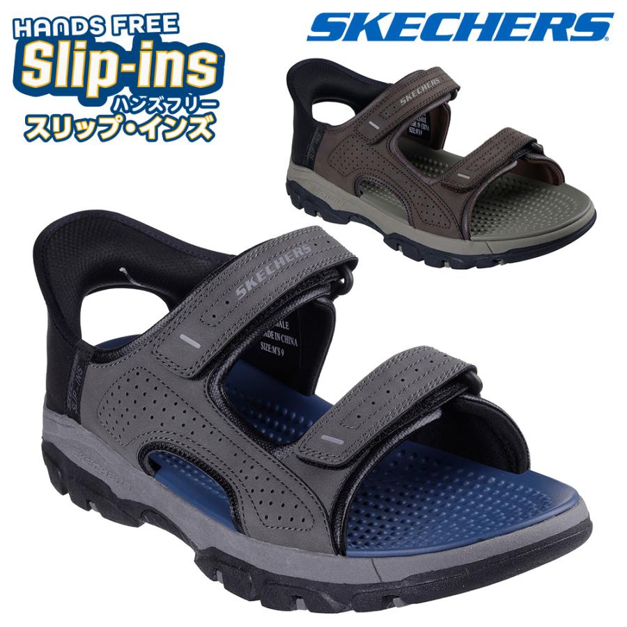 SKECHERS スケッチャーズ サンダル メンズ トレスメン リース SKECHERS スケッチャーズ サンダル メンズ トレスメン リース