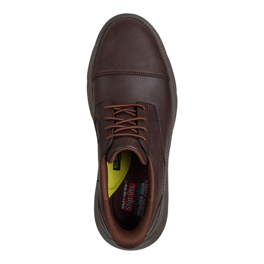 SKECHERS GARZA JARVIS スリッポン 205310/CHOC SKECHERS スケッチャーズ スニーカー メンズ 205310 GARZA