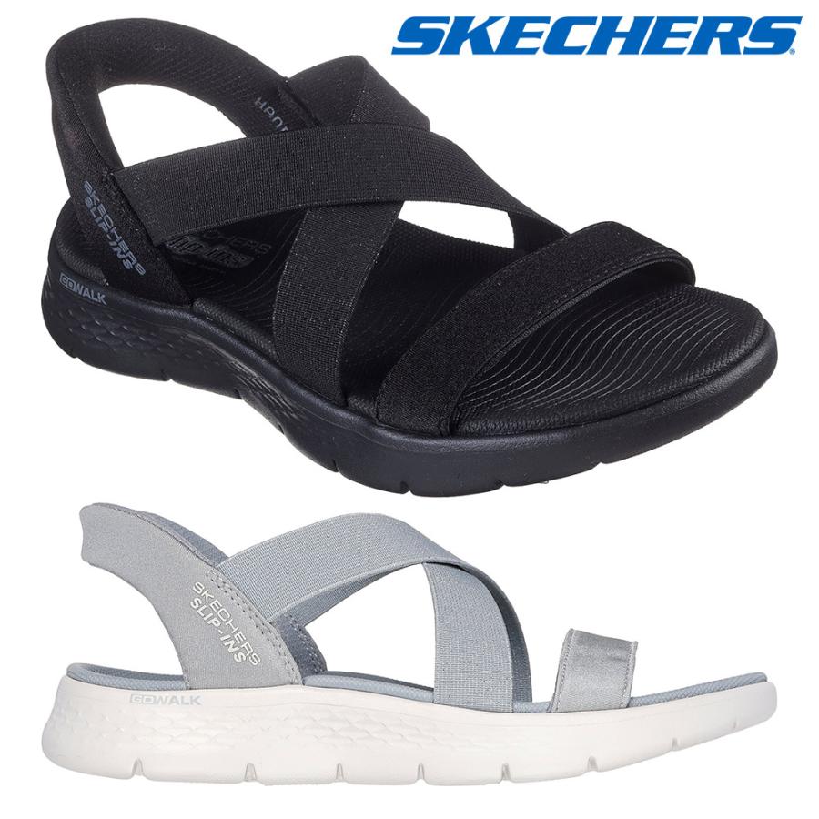 SKECHERS Slip-Ins サンダル ブラック 23㎝ 141489 楽天市場
