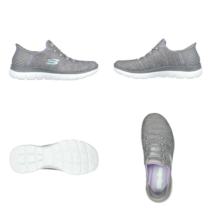 スケッチャーズ スリップインズ SKECHERS Slip ins ハンズフリー スリッポン レディース summits Dazzling Haze 149937｜try-group｜06