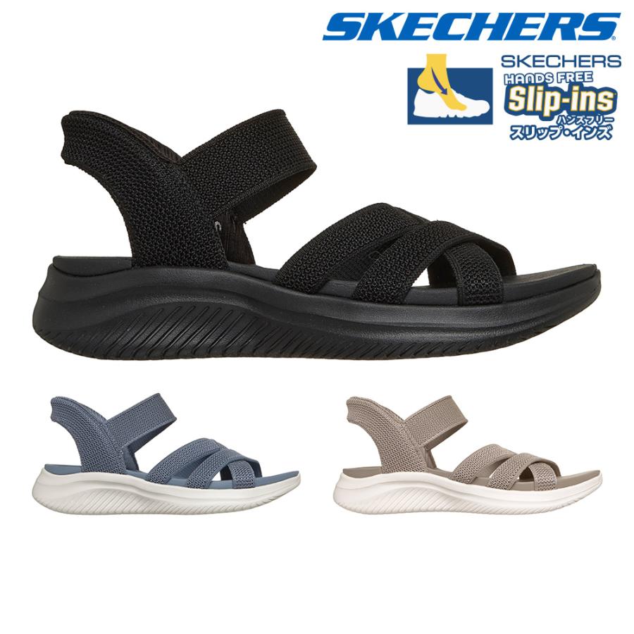 【すぽんじ】 SKECHERS（スケッチャーズ） サンダル レディース スリップインズ