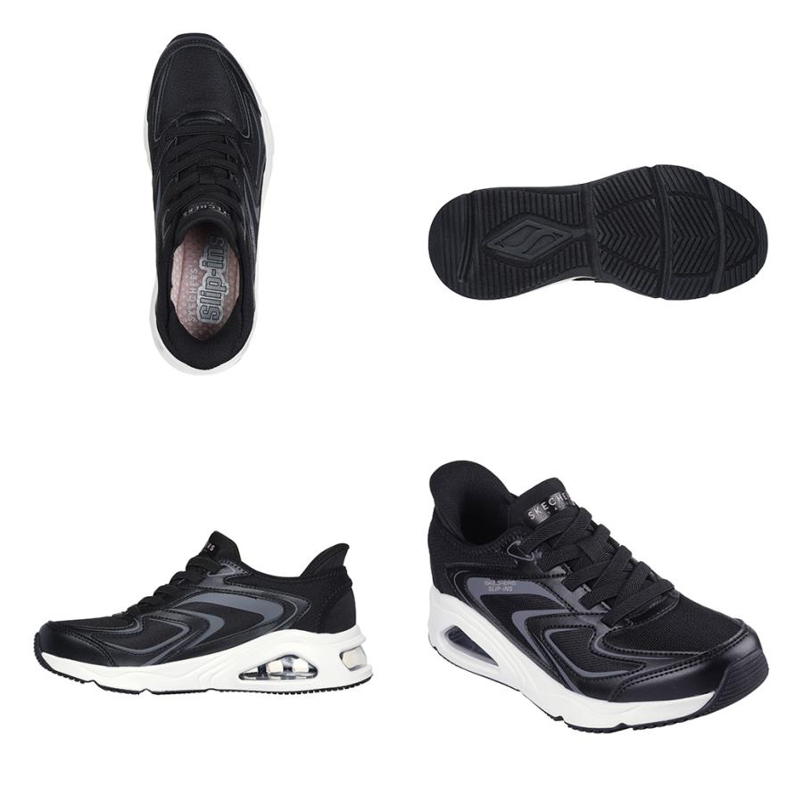 スケッチャーズ　スリップインズ　ディーライト　ニュークラシック　ハンズフリー　黒 SKECHERS スケッチャーズ スリップインズ DLITES-NEW CLASSIC