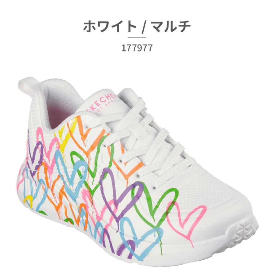 スケッチャーズ スニーカー レディース SKECHERS UNO LITE HEART OF ウノ ライト ハート オブ ヒア 177977｜try-group｜04