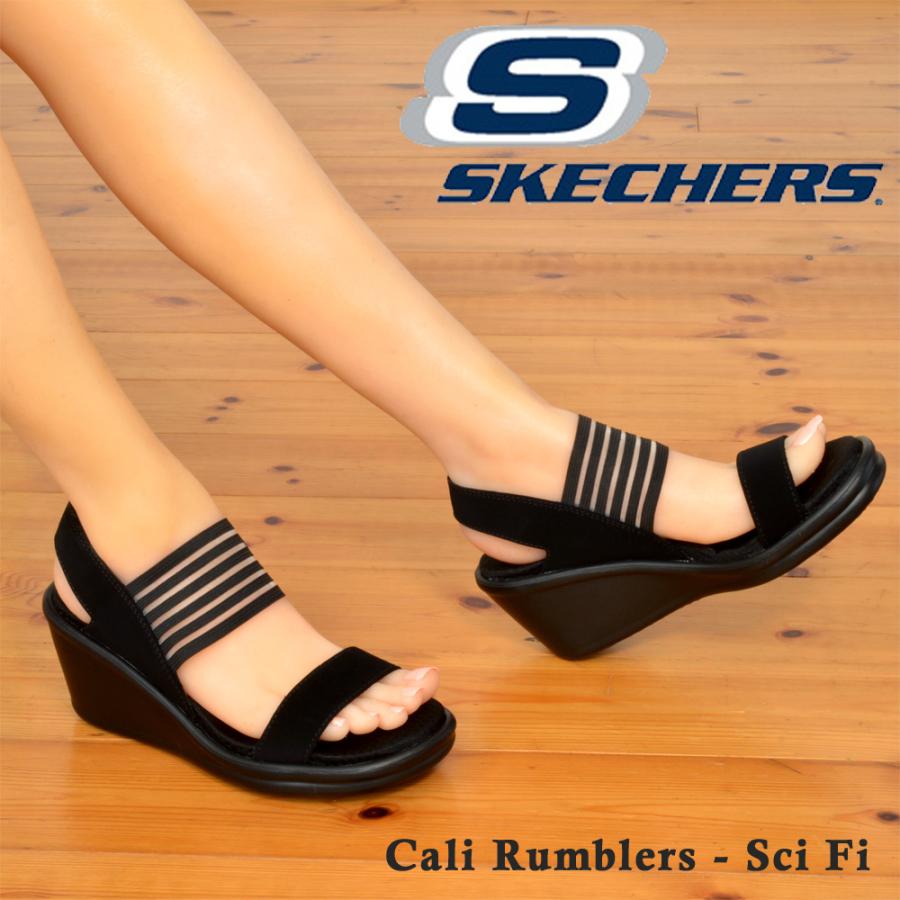 SKECHERS スケッチャーズ サンダル レディース ウェッジソール
