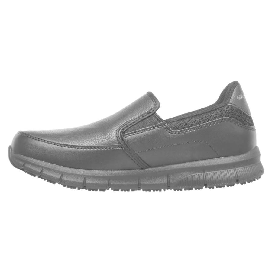 SKECHERS スケッチャーズ スリッポン レディース ワークリラックスドフィット ナンパ アノッド SR 77236 Work ...
