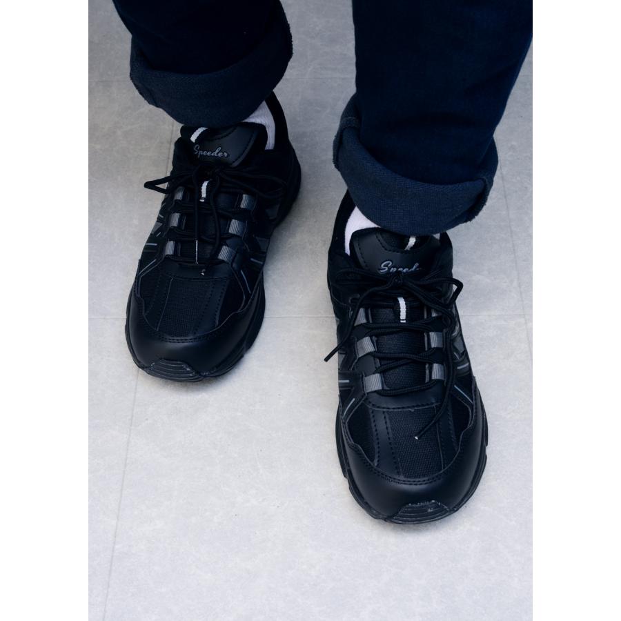 SPEEDER スニーカー メンズ SP-4203 スピーダー アウトドア 厚底 軽量