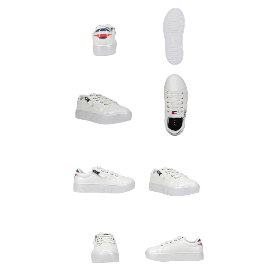 TOMMY HILFIGER スニーカー プラットフォーム ジップ TH101100 TOMMY HILFIGER スニーカー プラットフォーム ジップ TH101100