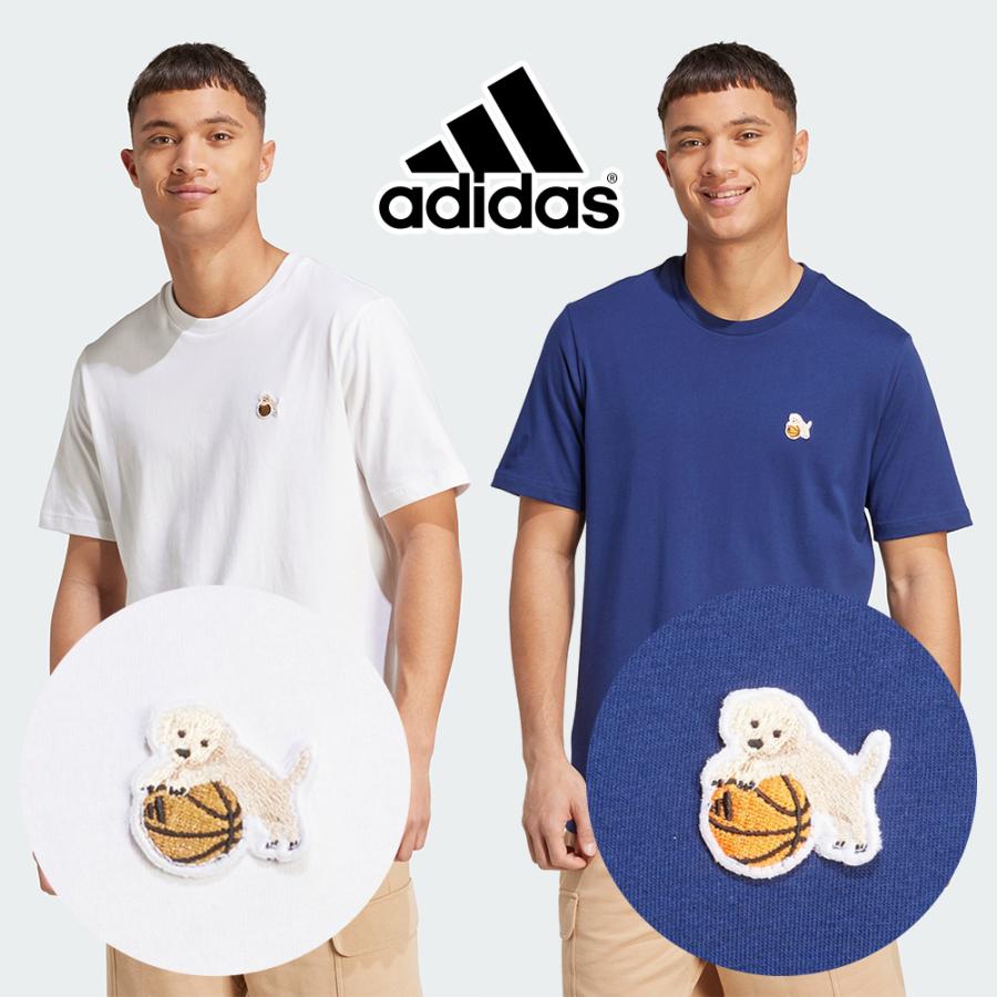 adidas（アディダス） Tシャツ メンズ ドッグフープパッチグラフィック
