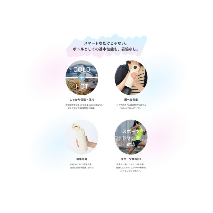 c-mon シーモン 国内正規品 指紋認証 水筒 ボトル 指紋センサー付き