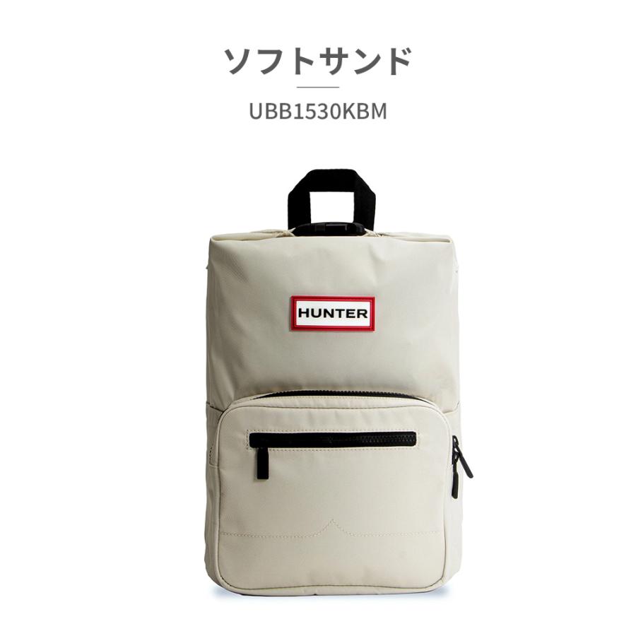 HUNTER バッグ メンズ レディース ナイロン パイオニア ミディアム トップクリップ バックパック UBB1530KBM ハンター NYLON｜try-group｜04