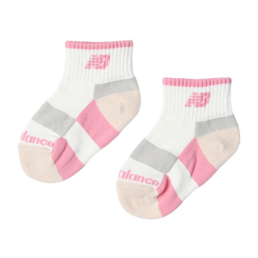 New Balance ニューバランス 靴下 キッズ ガールズ3Pソックス