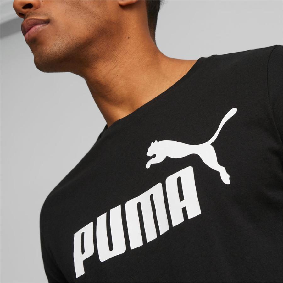 プーマ メンズ レディース ESS ロゴ Tシャツ 588737 01 02 PUMA 定番 コットン｜try-group｜03