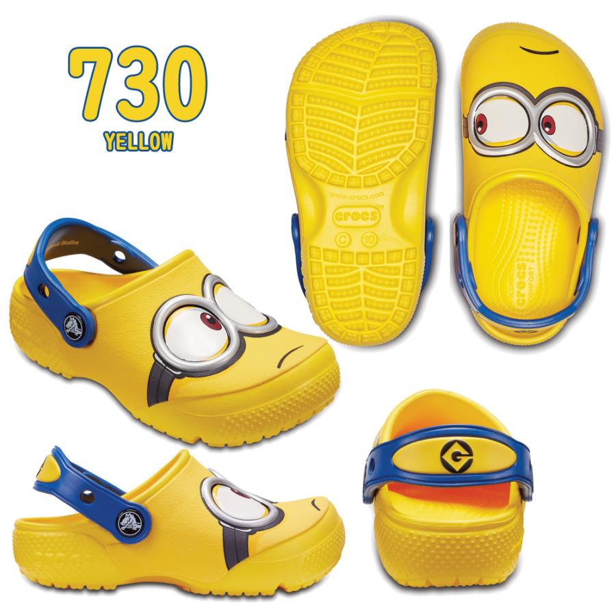 クロックス サンダル キッズ Kids Crocs Fun Lab Minions Clog クロックス ファン ラブ ミニオンズ クロッグ キッズ crocs 204113 730 UNIVERSAL｜try-group｜02