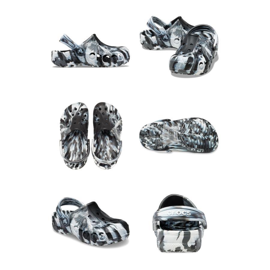 crocs（クロックス） サンダル キッズ バヤ マーブル クロッグ 207016 066 5PT crocs BAYA MARBLED ...
