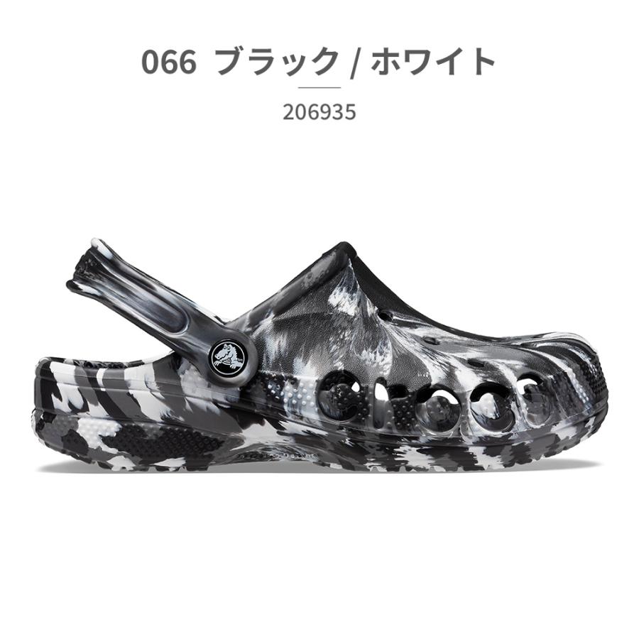 野球バカ crocs（クロックス） サンダル メンズ レディース バヤ マーブル