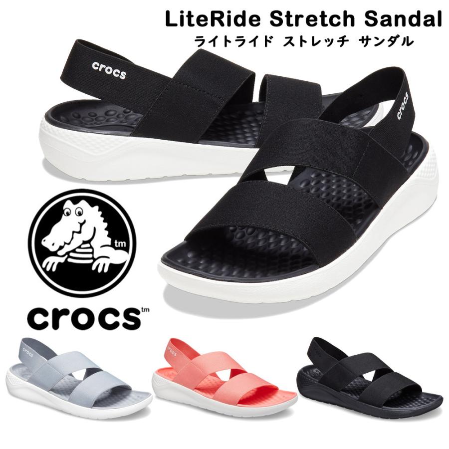 【1点物】 当時物ミクロナサ crocs クロックス 206081 LiteRide Stretch Sandal ライトライド