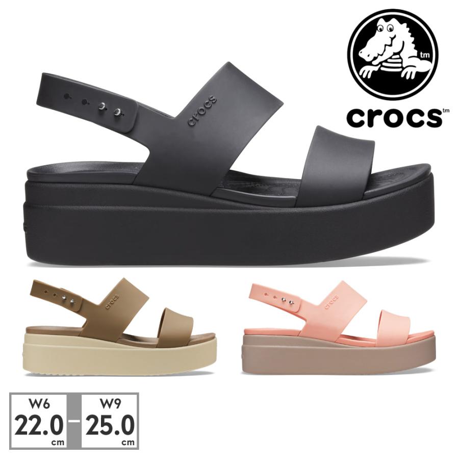 crocs（クロックス） サンダル レディース ブルックリン ロー ウェッジ
