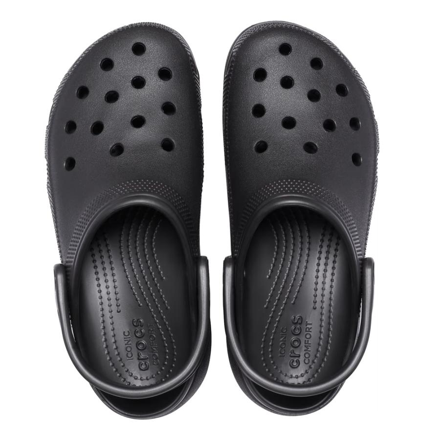 レア未使用crocs クロックス サイプラス ブラック W5 - メルカリ