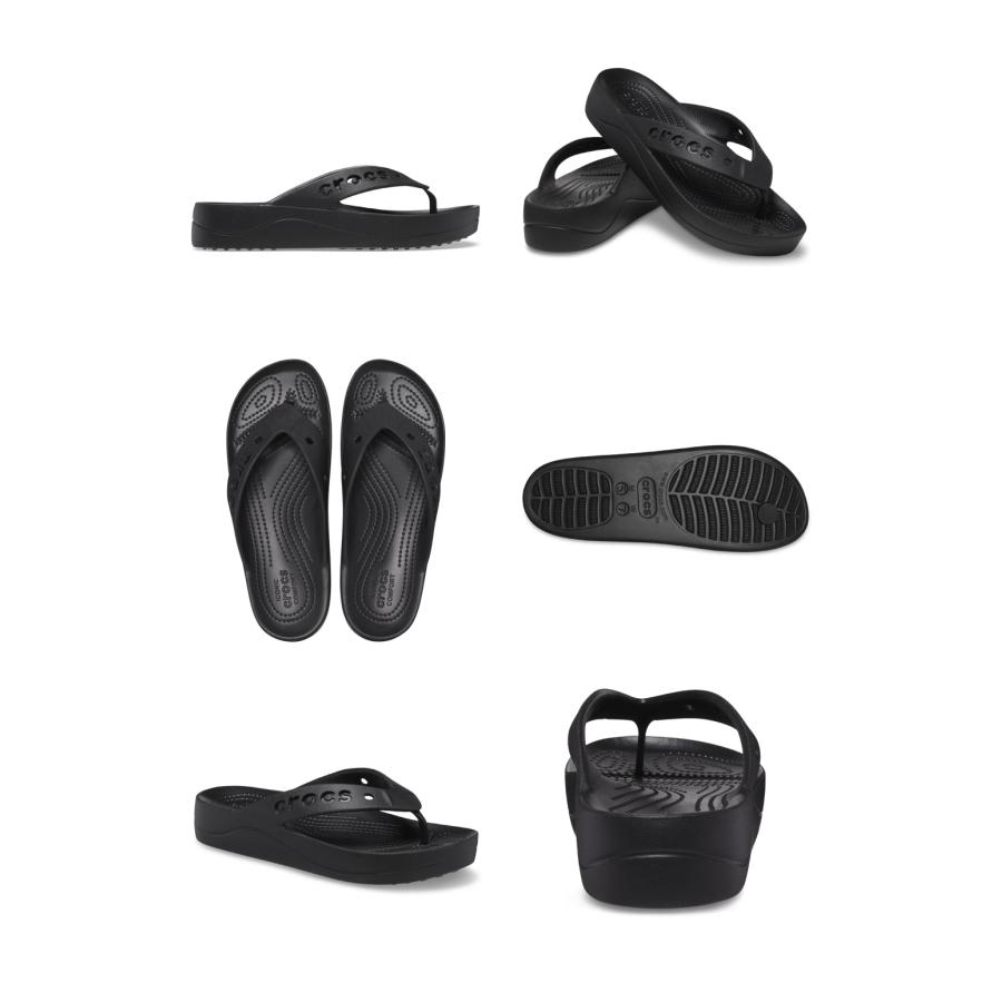 crocs（クロックス） サンダル レディース バヤ プラットフォーム フリップ 208395 001 100 crocs Baya ...