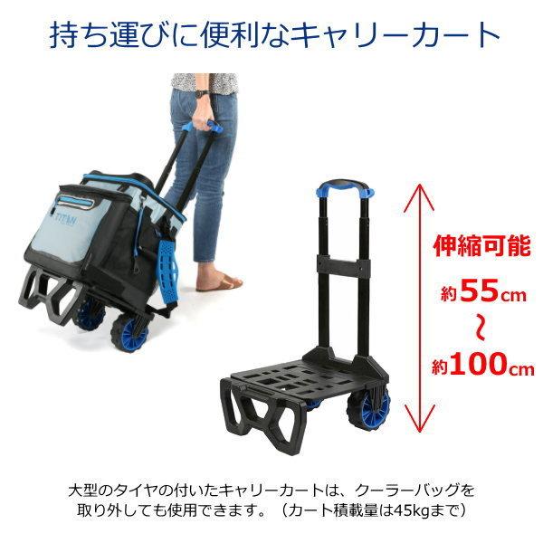 Titan Rolling Cooler クーラーバッグ キャリーカート付き 氷を最大3日間キープ 折りたたみ式 60缶収納可能 ショルダー タイタン 保冷バッグ q Deep Freeze トライスリー 通販 Yahoo ショッピング