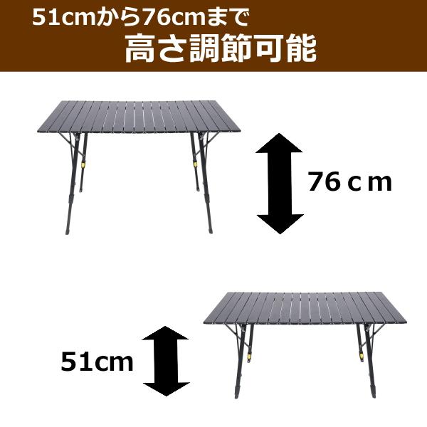 キャンプ用テーブル TIMBER RIDGE アウトドア テーブル 折りたたみ