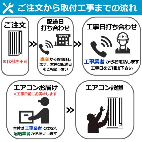 新設】 窓用エアコン取り付け工事 : トライスリー - 通販 - Yahoo