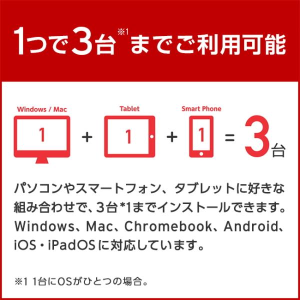 ウイルスバスター トレンドマイクロ クラウド 3年3台版 ウイルスバスター トレンドマイクロ クラウド 3年3台版