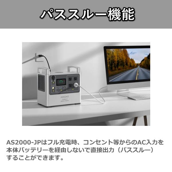 訳アリ箱打痕品 ポータブル電源 ソーラーパネル セット 2000W リン酸鉄