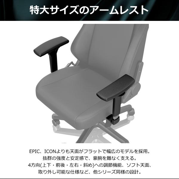 noblechairs HERO REJECTコラボ ゲーミングチェア ブラック