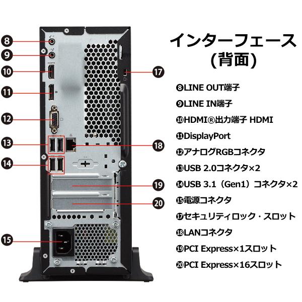 【公式】 【あすつく】大容量メモリ16GB dynaDesk DT100/S デスクトップパソコン 本体 Win10Pro Celeron HDD 500GB ドライブA612DSVAF112 【2917874683】(18300円)