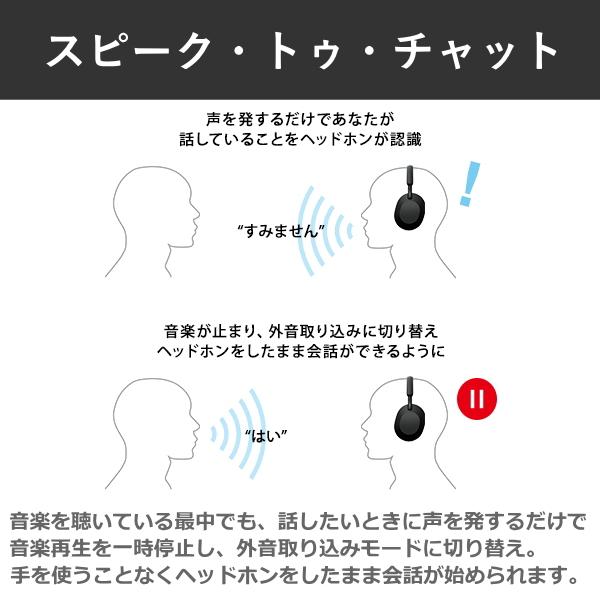 SONY（ソニー） ヘッドホン WH-1000XM5 WH-1000XM5(B) マイク付き